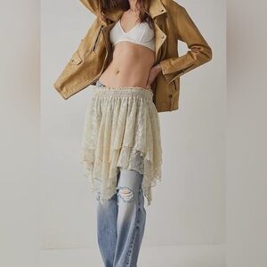 Free People Lace Skirt